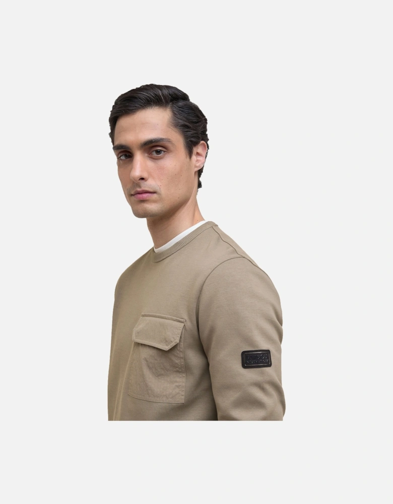 ILFORD INTERLOCK SWEATSHIRT BRINDLE