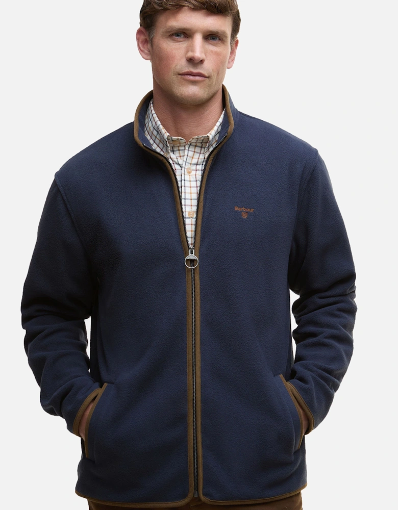 HARWOOD ZIP THROUGH FLEECE NAVY