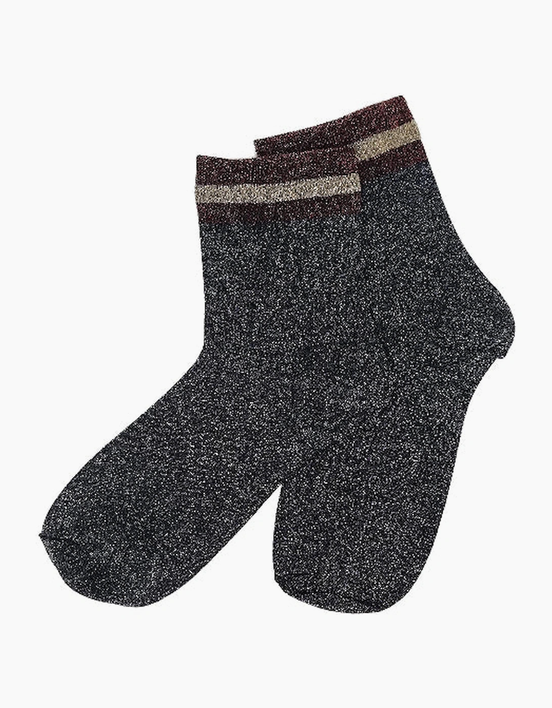 Nooki Design Women's STRIPE SOCK BLACK MIX - Size: 7.5/5.5/12.5/13/6/6.5/7/4/11/4.5/11.5/5/12/2.5/9.5/3/10/3.5/10.5/1/8/1.5/8.5/2/9/One size
