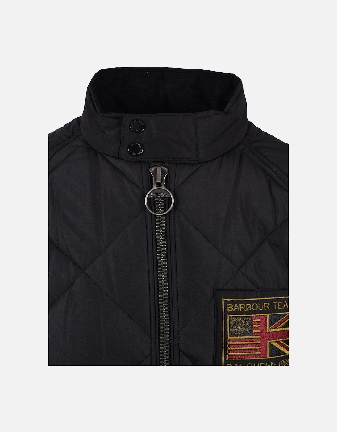 Intl Steve McQueen Quilted Merchant Jacket Black
