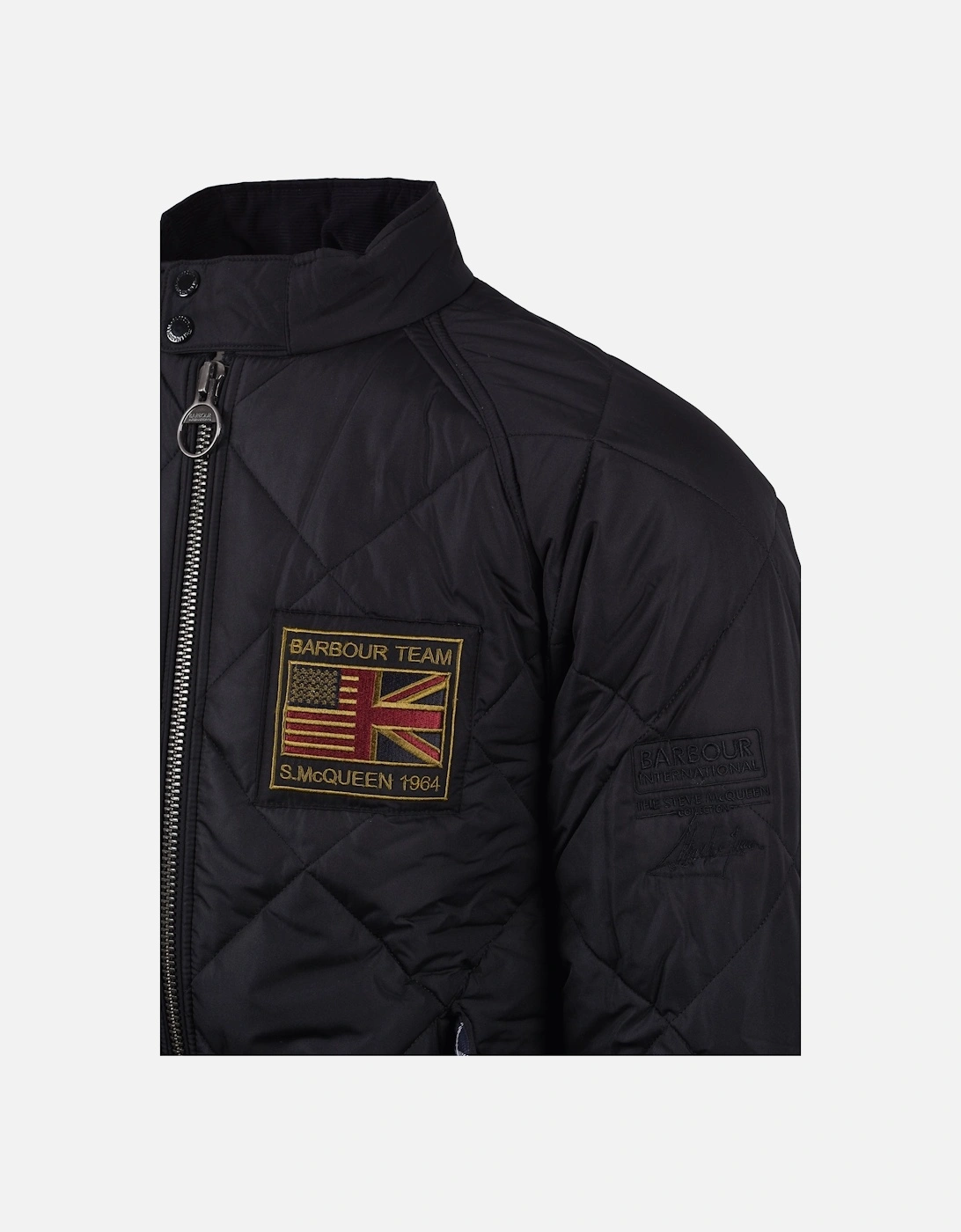 Intl Steve McQueen Quilted Merchant Jacket Black