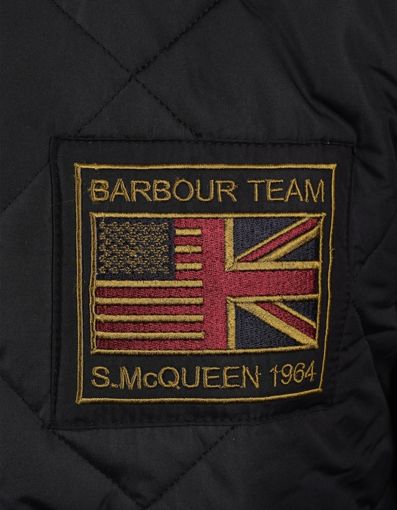 Intl Steve McQueen Quilted Merchant Jacket Black