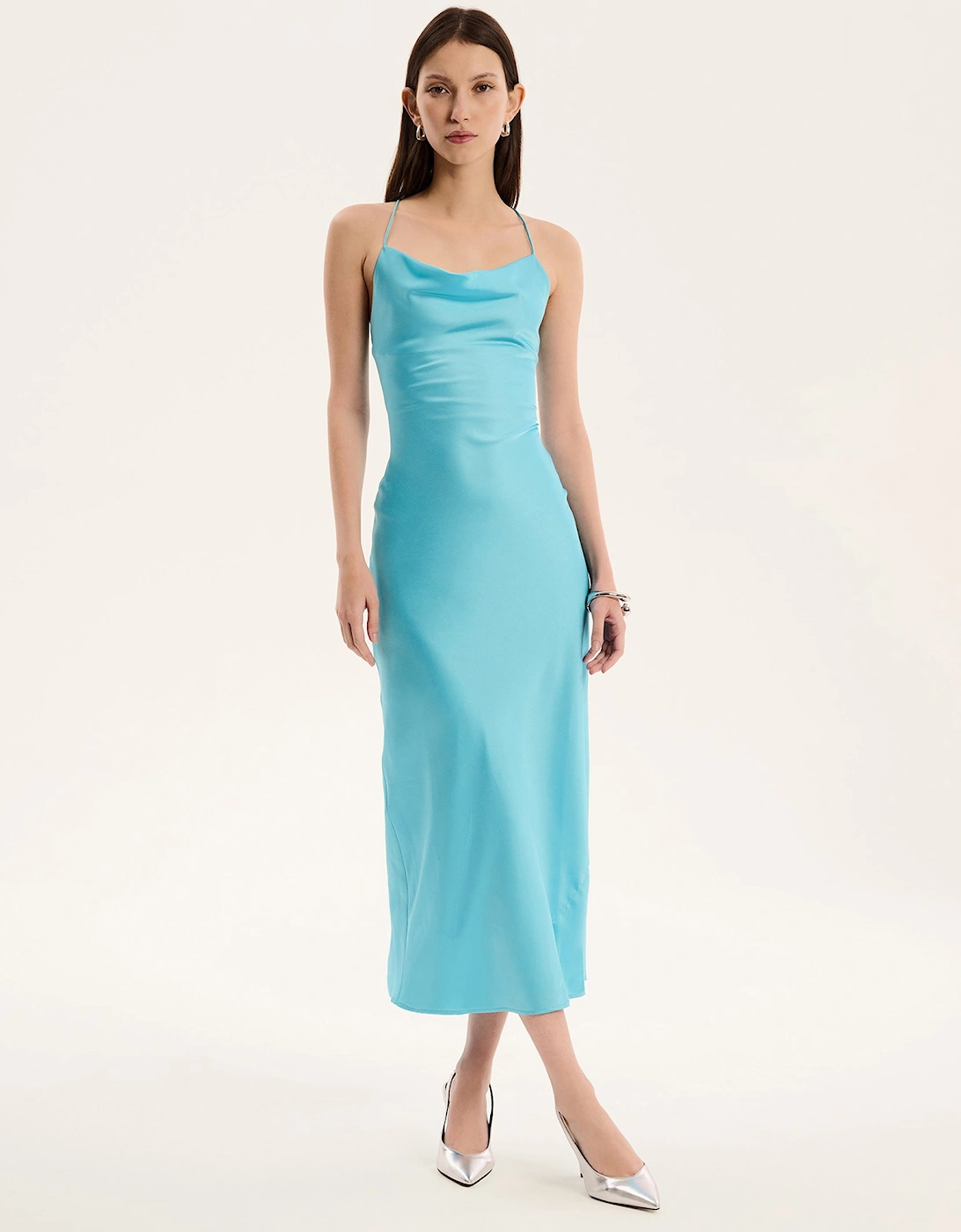 Riviera Midi Dress in Turquoise, 6 of 5