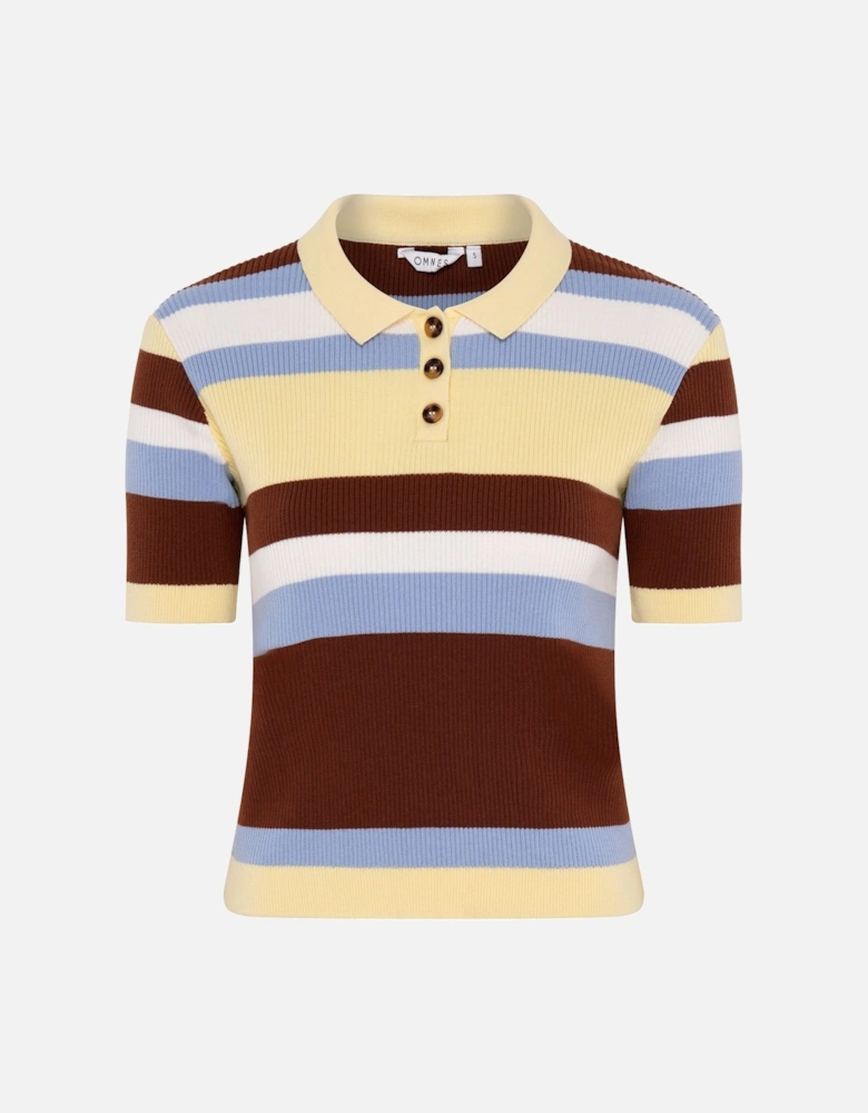 Amos Stripe Short Sleeve Top