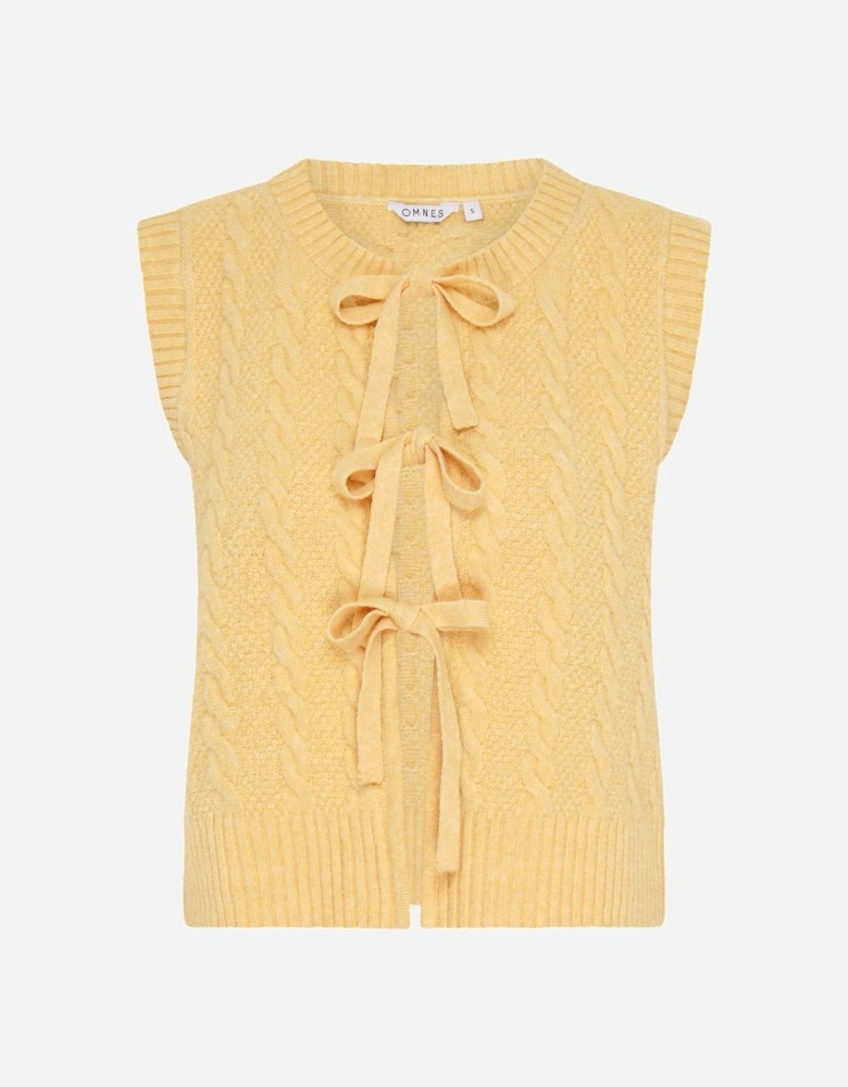 Jacob Sweater Vest  in Yellow