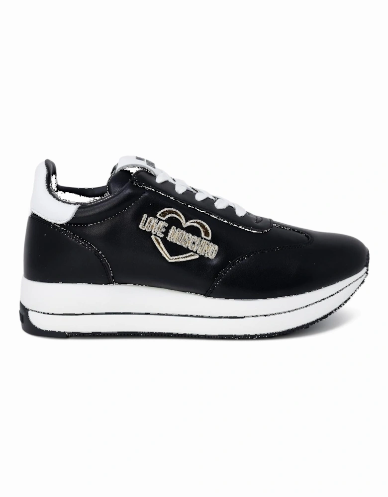 Heart Logo Sneakers Women - Black