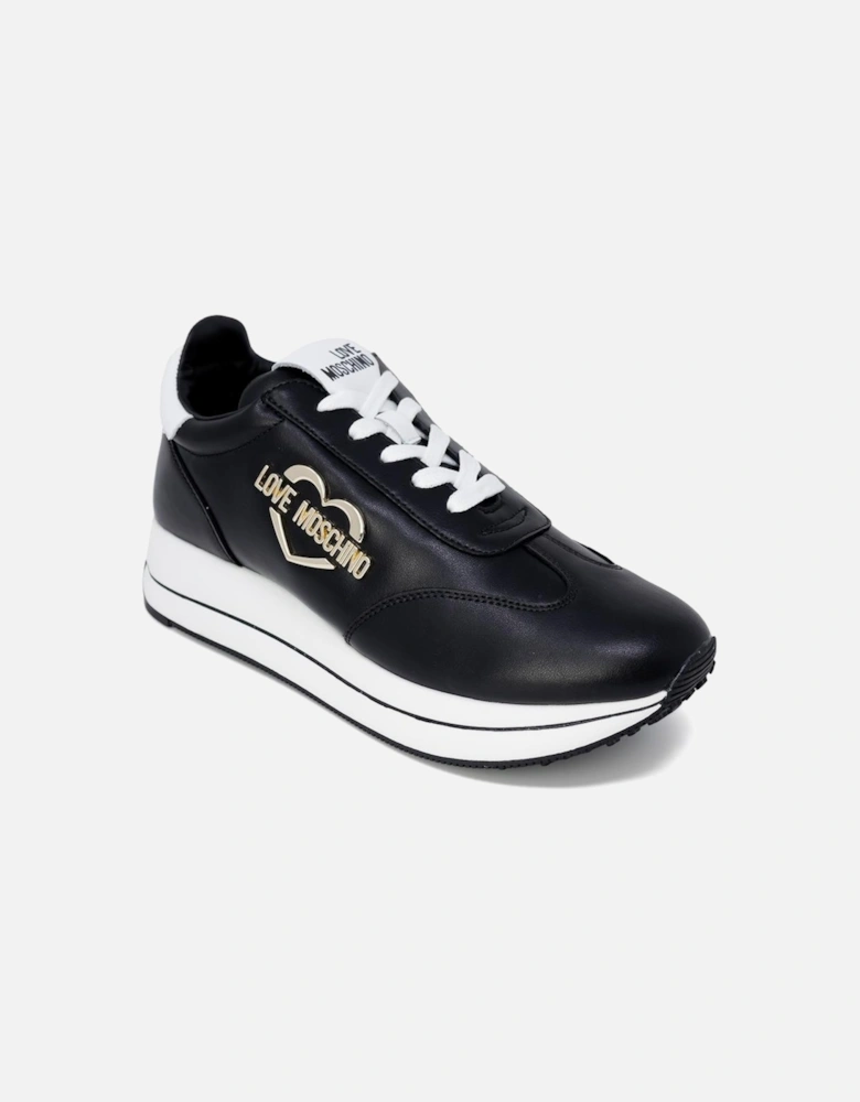 Heart Logo Sneakers Women - Black