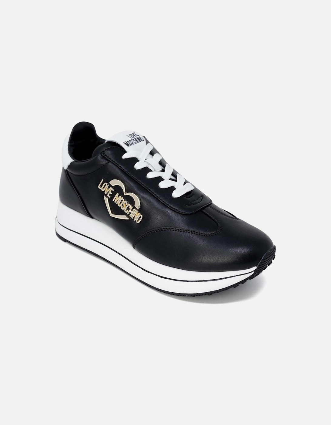 Heart Logo Sneakers Women - Black