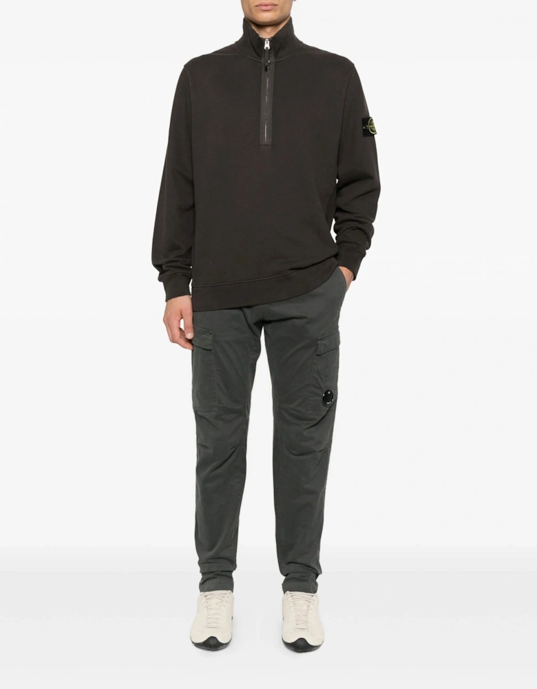 Quarter Zip Sweatshirt Taupe