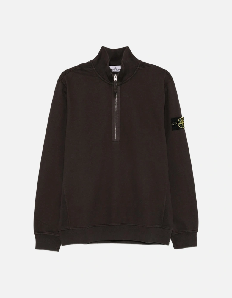 Quarter Zip Sweatshirt Taupe