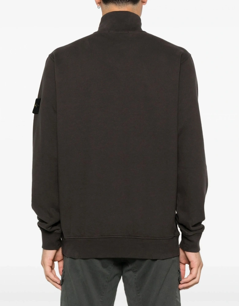 Quarter Zip Sweatshirt Taupe