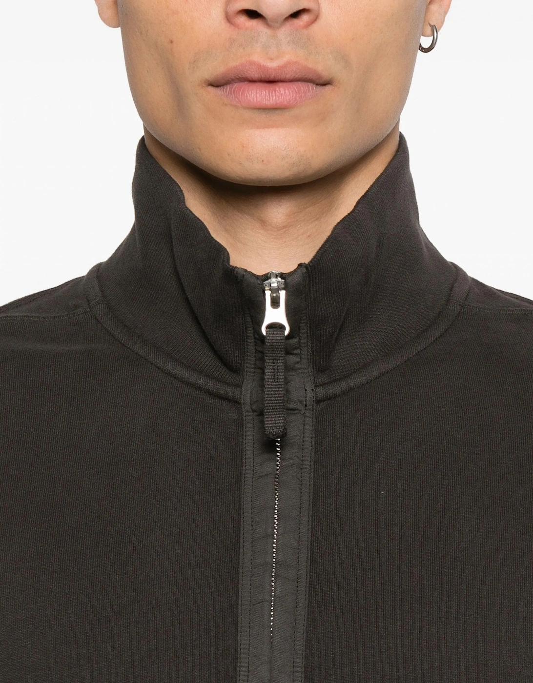 Quarter Zip Sweatshirt Taupe