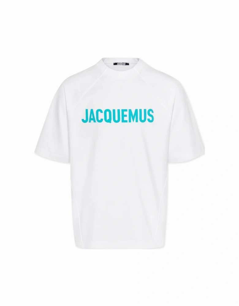 Men's White La Casa 'Le T-Shirt Typo' T-Shirt