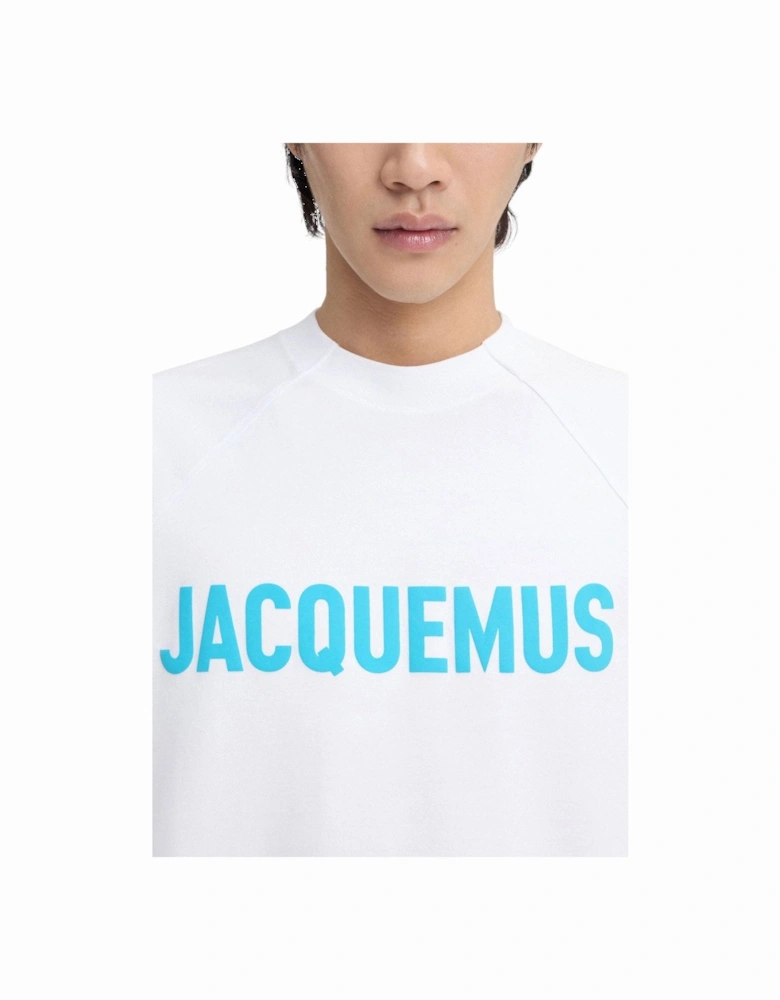 Men's White La Casa 'Le T-Shirt Typo' T-Shirt