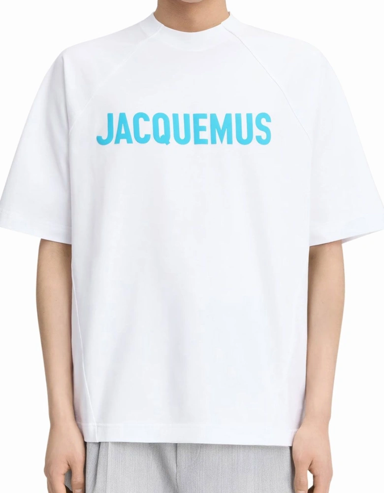Men's White La Casa 'Le T-Shirt Typo' T-Shirt