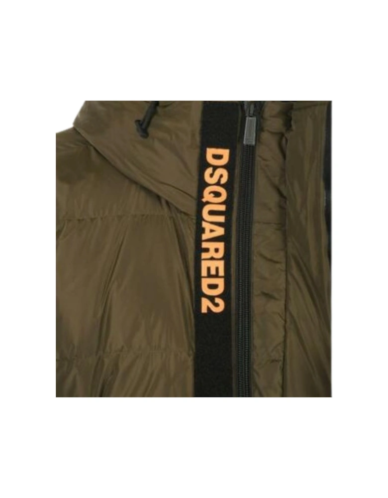 Military Green Down Jacket