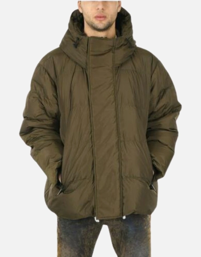 Military Green Down Jacket