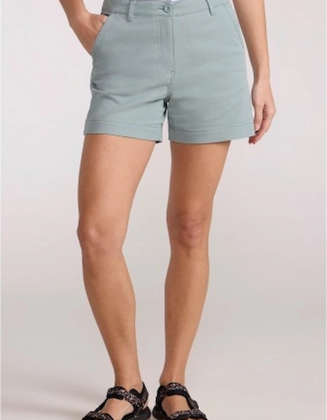 Womens/Ladies Bay Chino Organic Shorts, 2 of 1