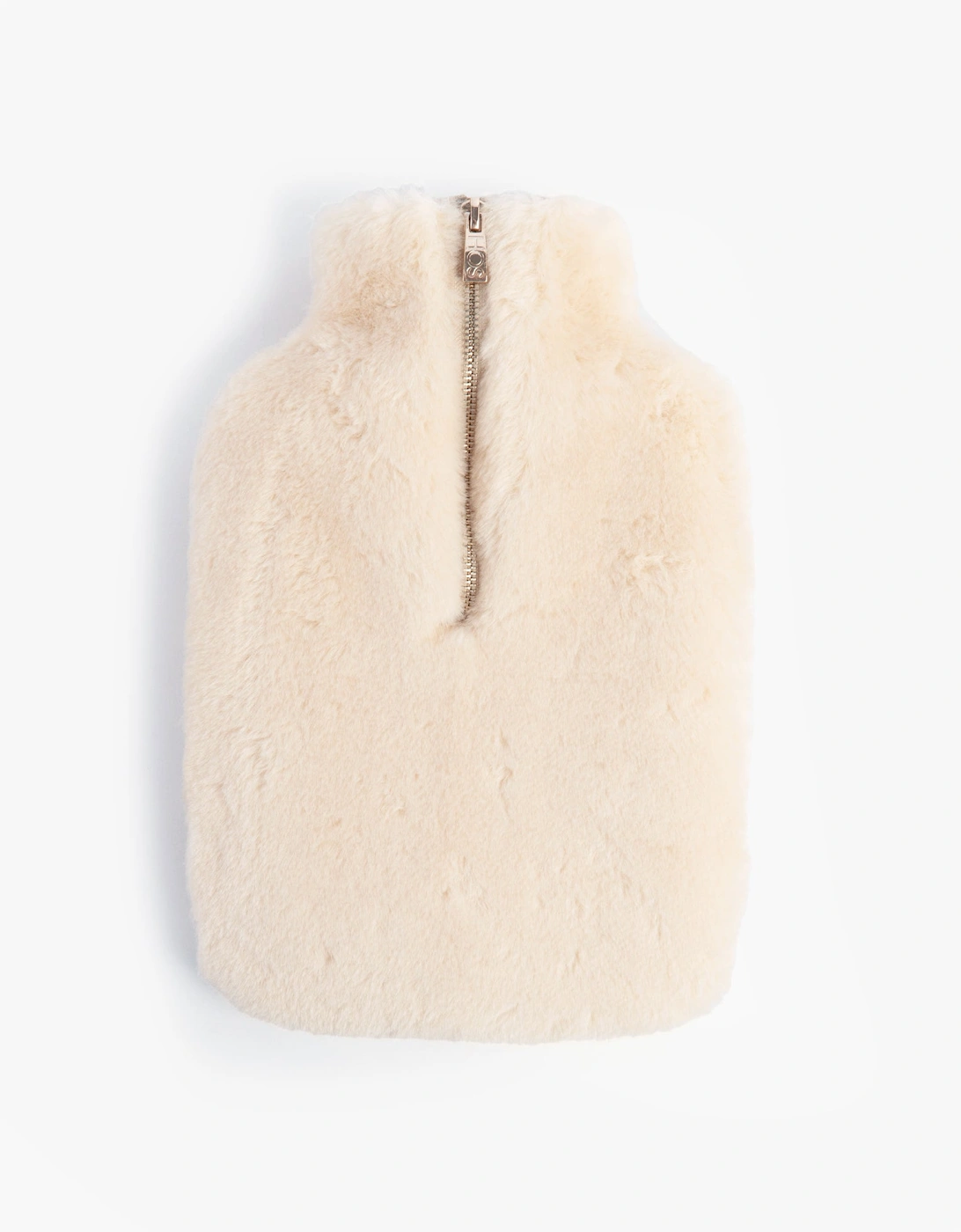 CLARA Faux Fur Hot Water Bottle Cover Cream
