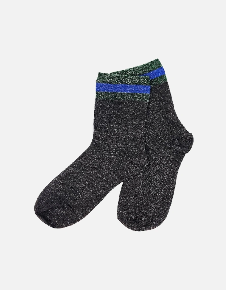 STRIPE SOCK BLUE MIX