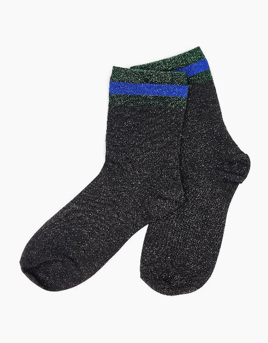 Nooki Design Women's STRIPE SOCK BLUE MIX - Black/Black - Size: 7.5/5.5/12.5/13/6/6.5/7/4/11/4.5/11.5/5/12/2.5/9.5/3/10/3.5/10.5/1/8/1.5/8.5/2/9/One s