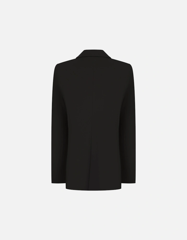 WILLOW JERSEY BLAZER WITH STAR PRINT LINING
