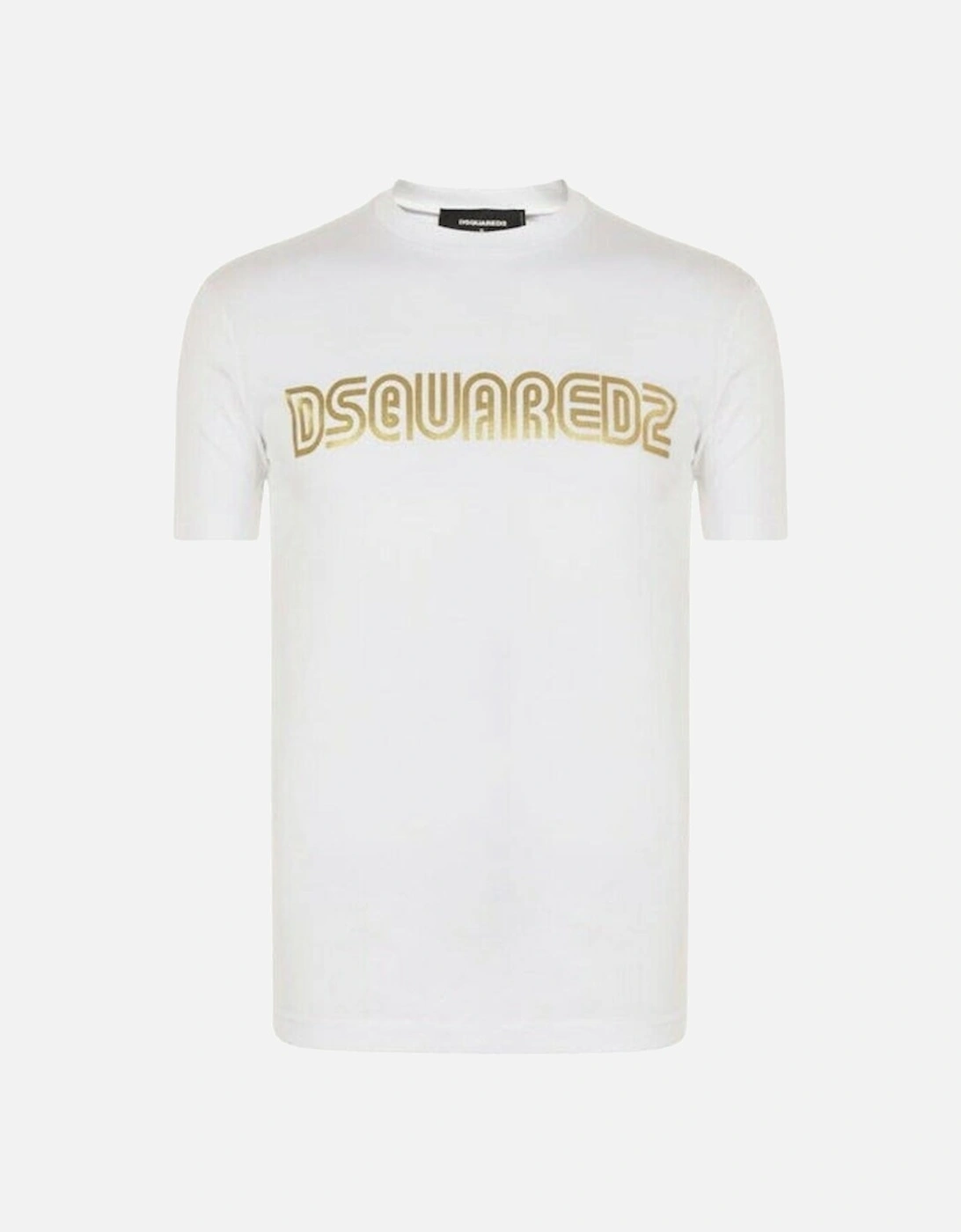 Gold Bold Logo White T-Shirt, 2 of 1