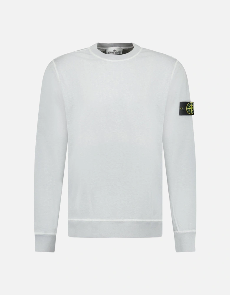 Old Effect Crewneck Sweatshirt Pearl Grey