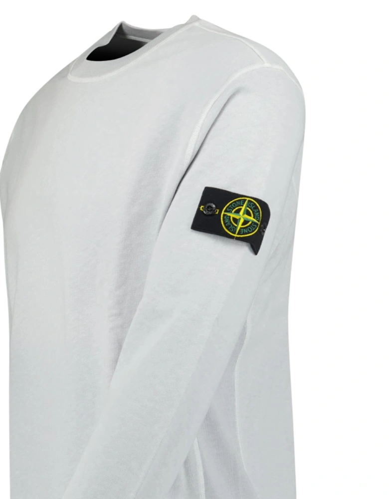 Old Effect Crewneck Sweatshirt Pearl Grey