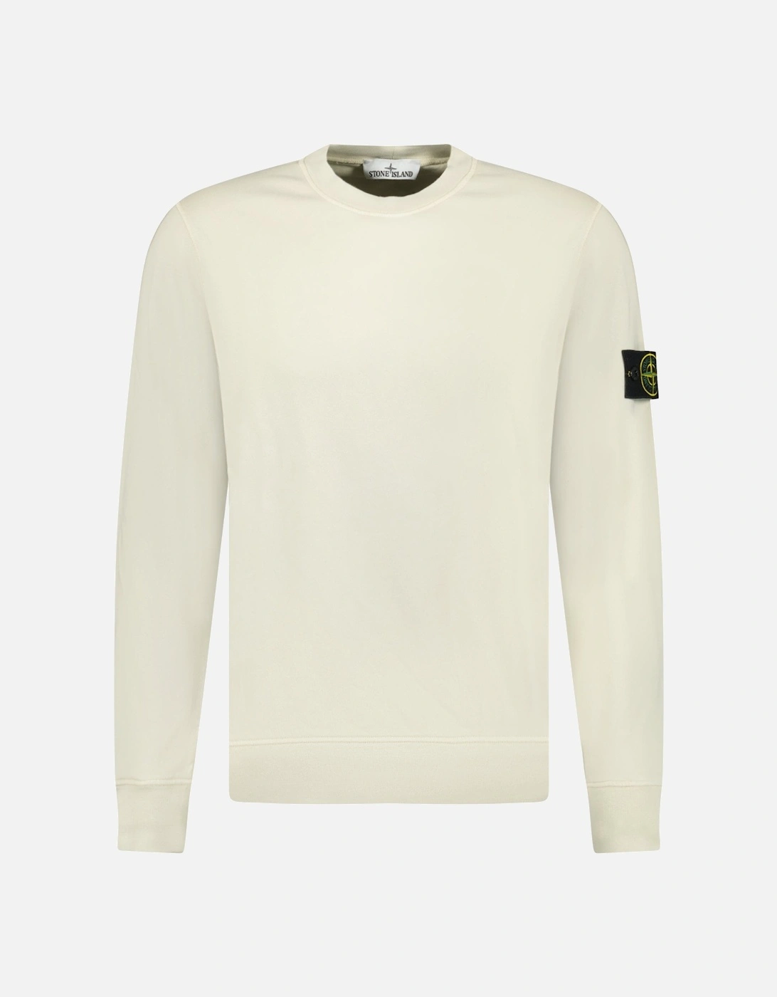 Compass Badge Organic Cotton Crewneck Sweatshirt Sand, 5 of 4