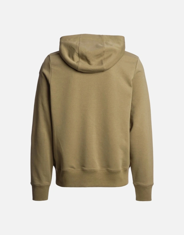 Charlie Easy Earth Green Zip-Up Hoodie