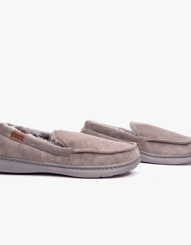 Jo & Joe DRYSDALE Mens Slippers Grey