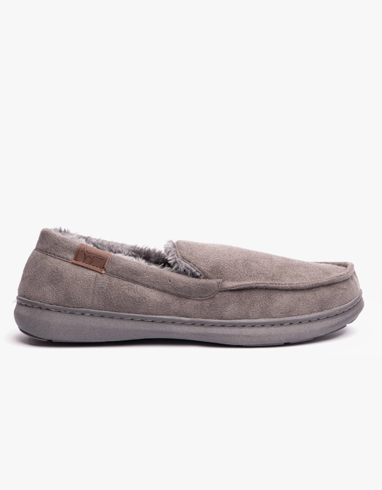 Jo & Joe DRYSDALE Mens Slippers Grey