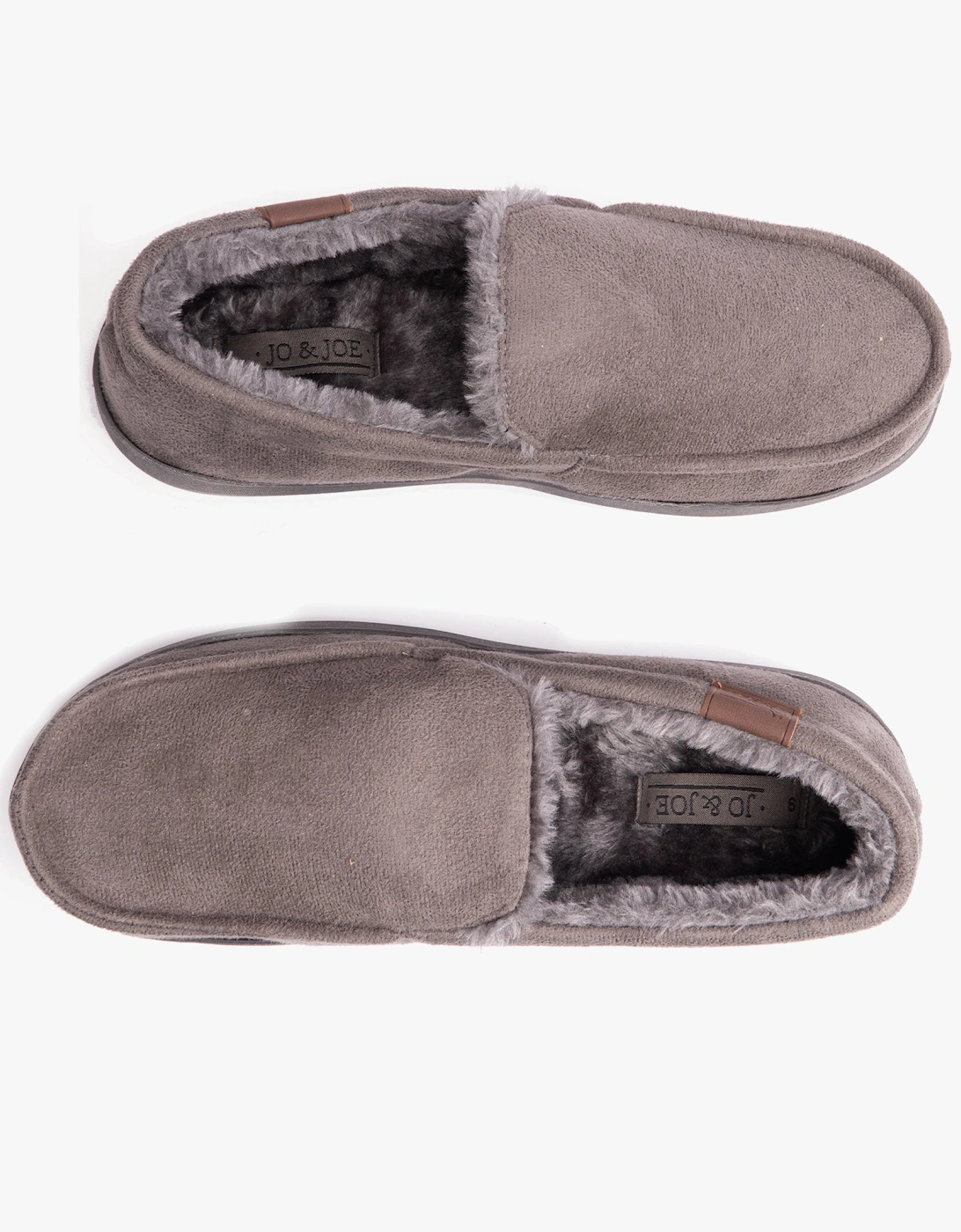 Jo & Joe DRYSDALE Mens Slippers Grey