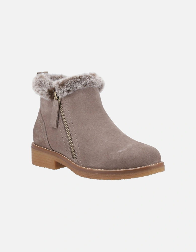 Marnie Suede Women's Taupe Winter Ankle Boots
