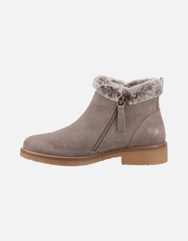 Marnie Suede Women's Taupe Winter Ankle Boots