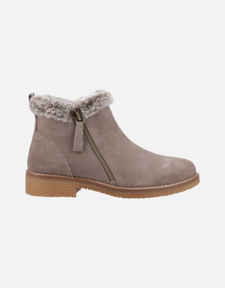 Marnie Suede Women's Taupe Winter Ankle Boots