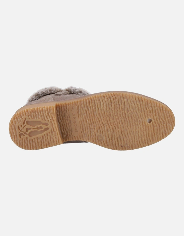 Marnie Suede Women's Taupe Winter Ankle Boots