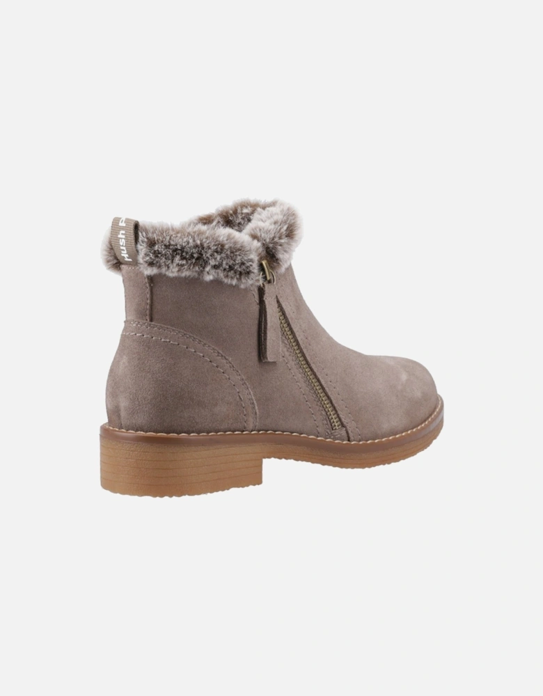 Marnie Suede Women's Taupe Winter Ankle Boots