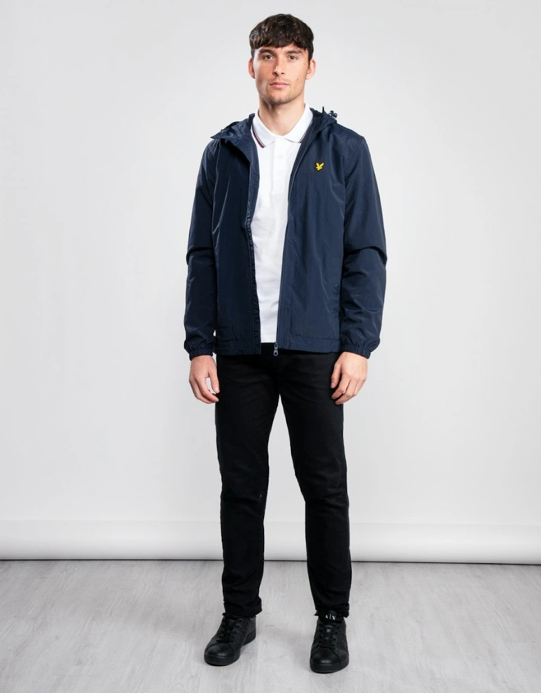 Lyle & Scott Mens Zip Through Hooded Jacket