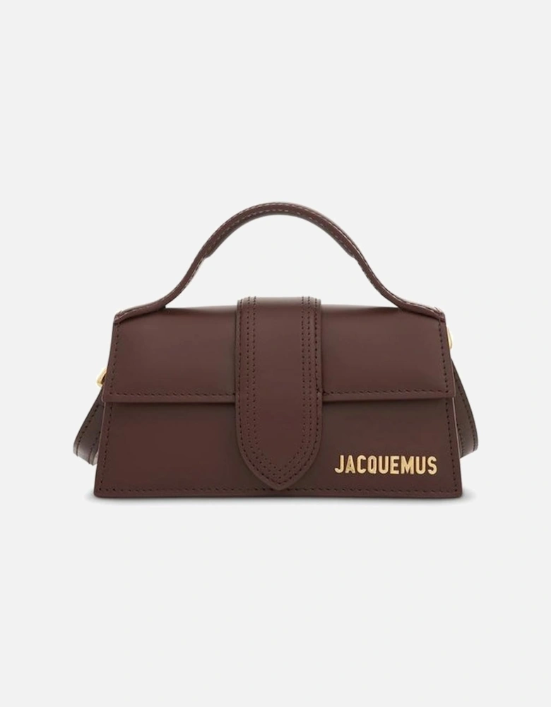 Calf Leather Flap Top Shoulder Bag Women - Brown