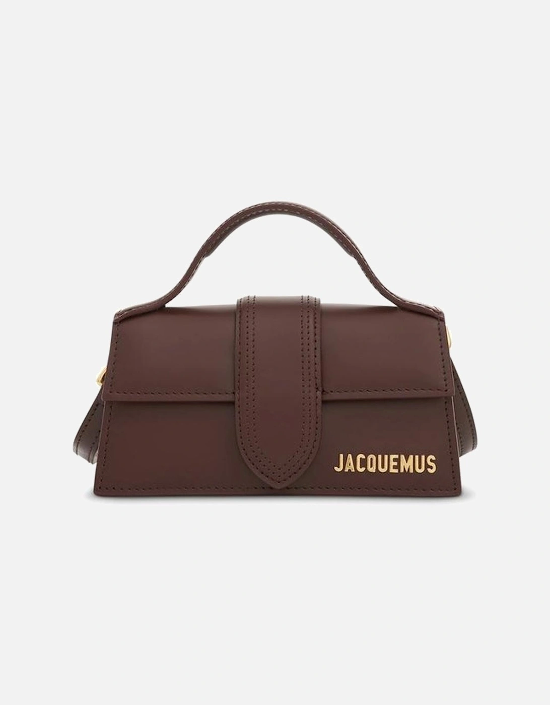 Calf Leather Flap Top Shoulder Bag Women - Brown, 5 of 4
