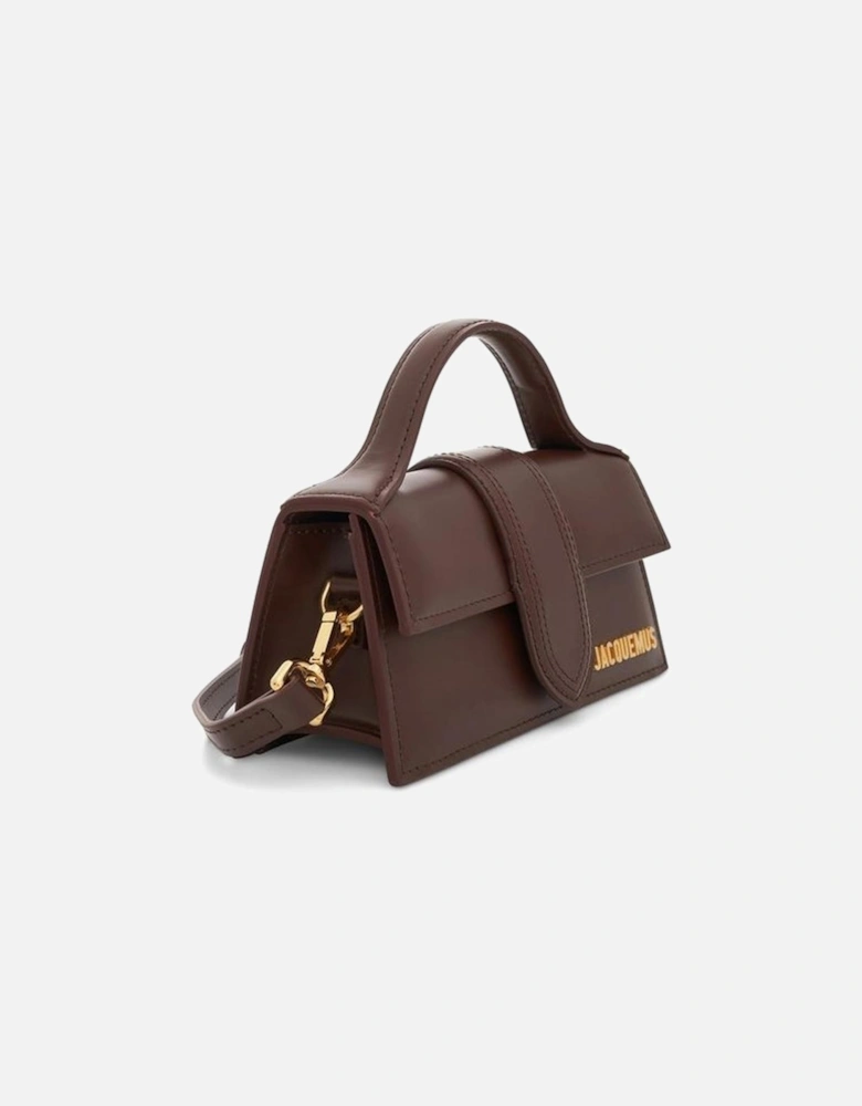 Calf Leather Flap Top Shoulder Bag Women - Brown