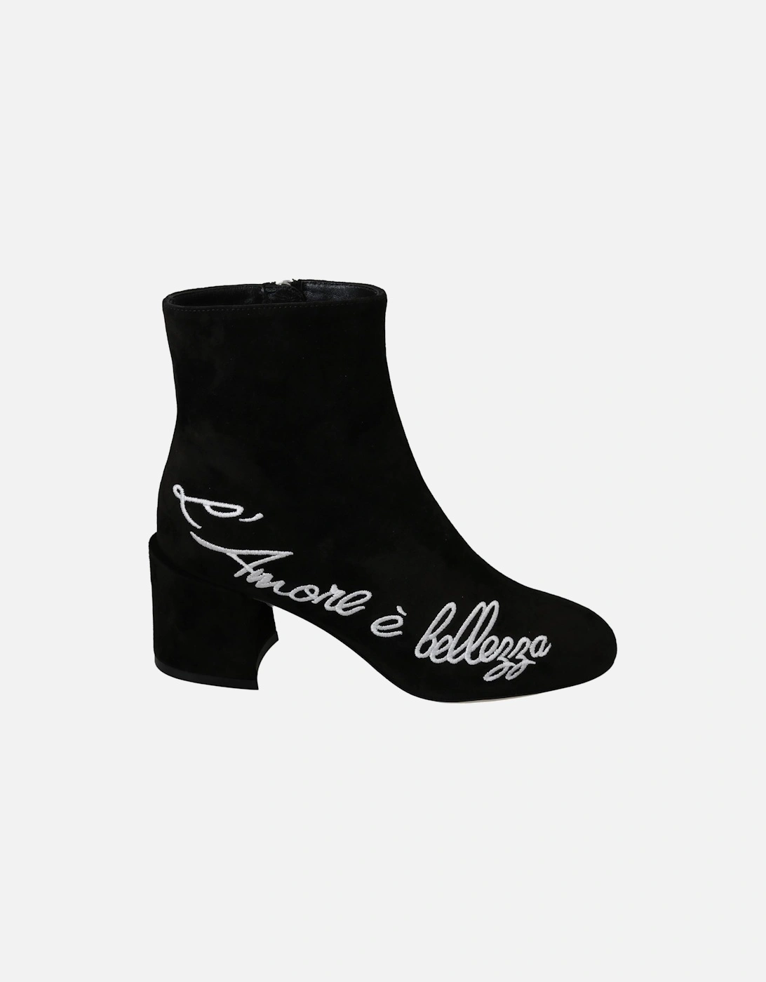 Dolce Gabbana LAmore Bellezza Suede Ankle Boots Women - Black, 7 of 6