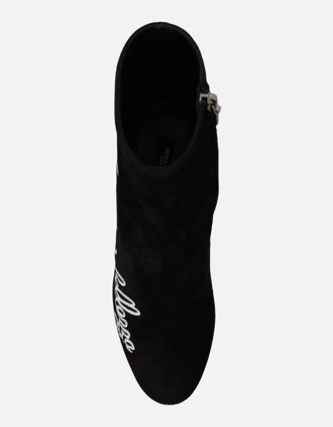 Dolce Gabbana LAmore Bellezza Suede Ankle Boots Women - Black