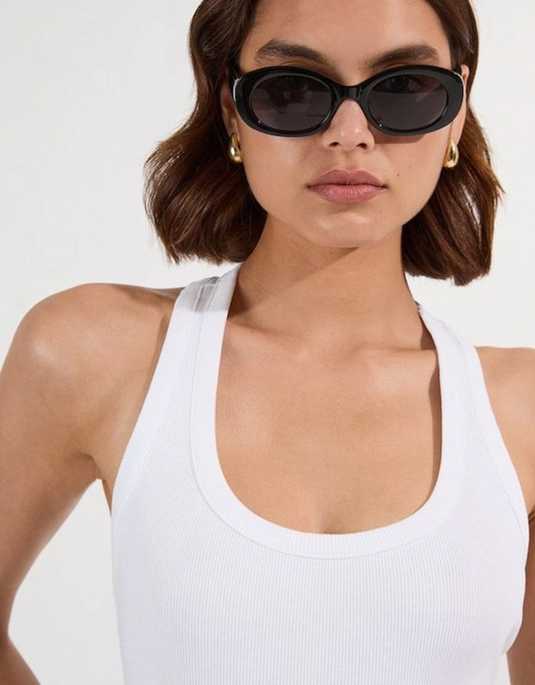 Compact Jersey Ribbed Racer Back Vest