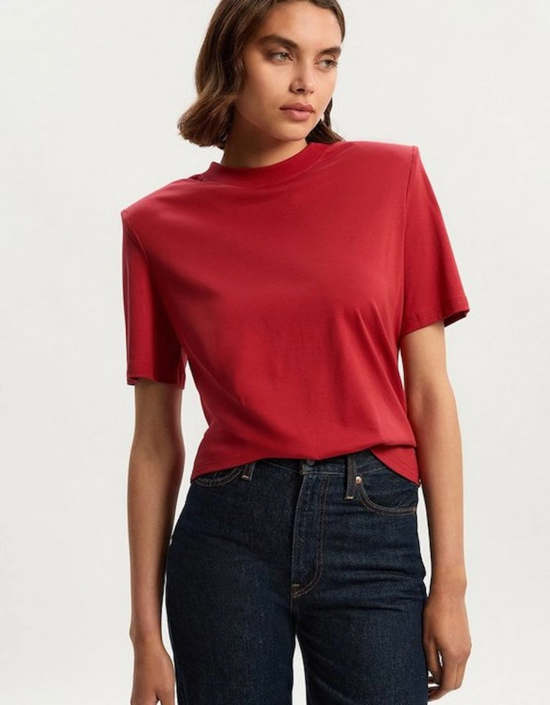 Power Shoulder Jersey T-Shirt