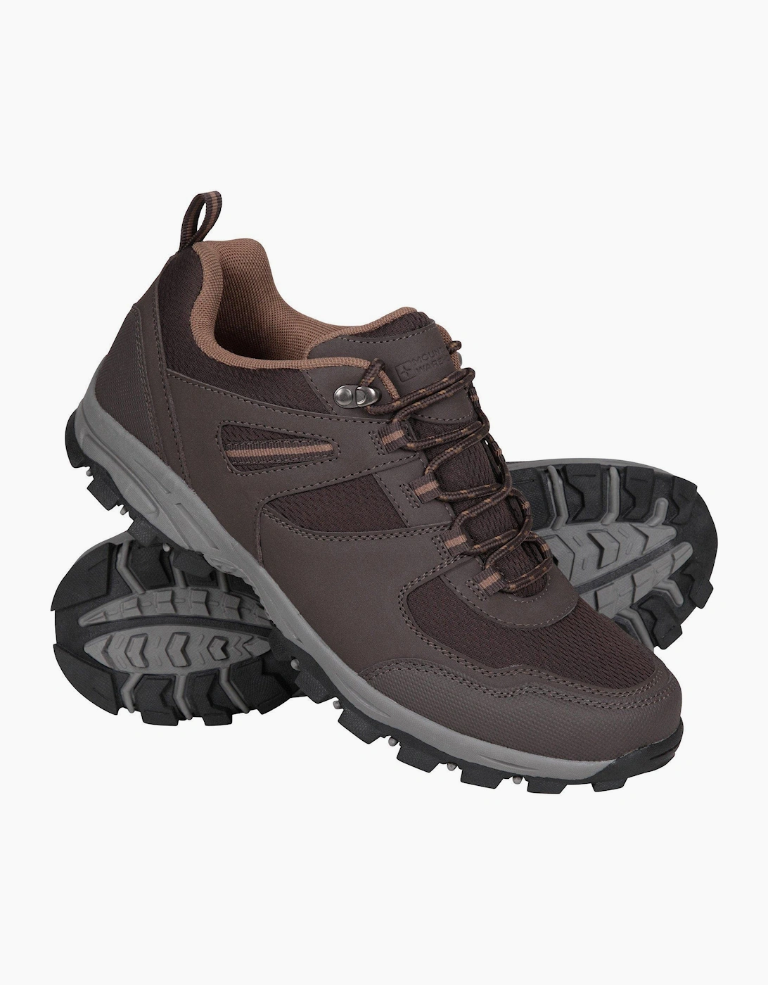 Mountain Warehouse Men's Brown Mcleod Outdoor Wide Walking Shoes - Size: 7 Uk