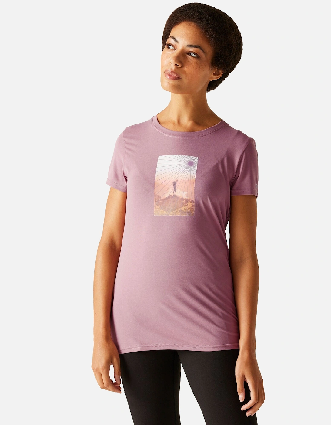 Womens/Ladies Fingal Sunburst Stretch T-Shirt