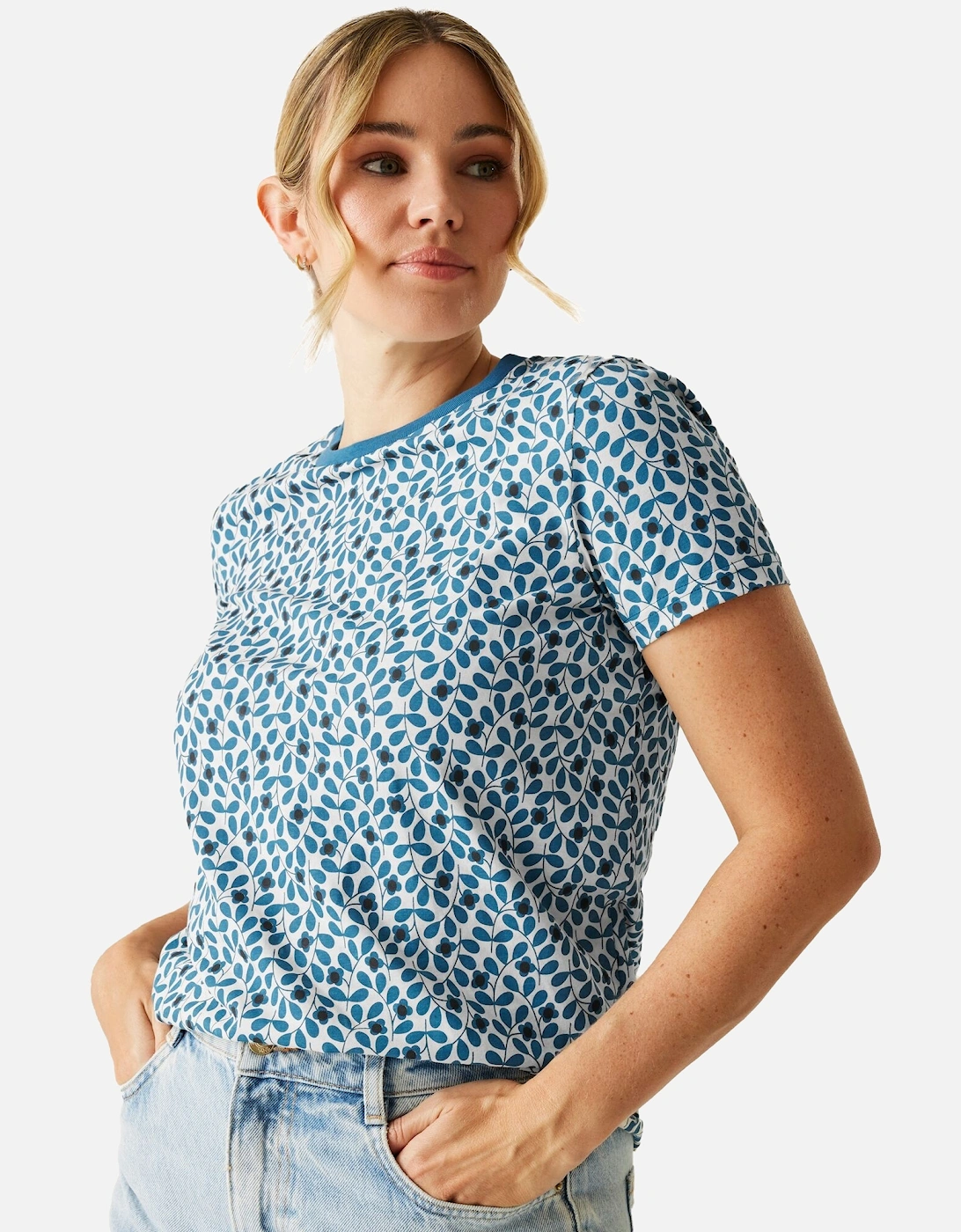 Womens/Ladies Orla Kiely Jasmine Flower T-Shirt
